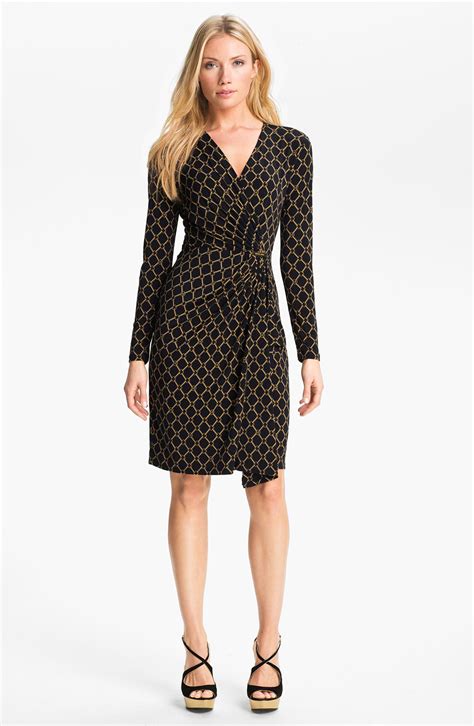 michael kors wrap dress link design